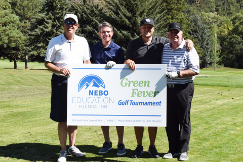 Afternoon First Place Team: Zions Bank Kelly Ward, Kerry Newman, Todd Nelson, and Brad Adamson