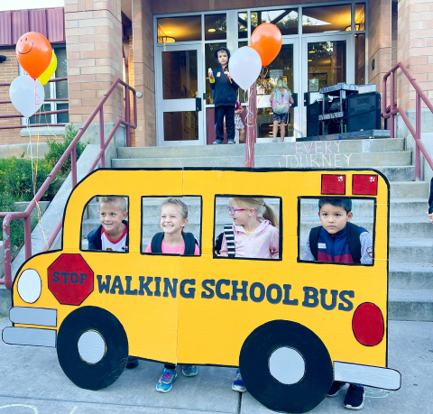 Park View Walk & Roll to School Day