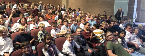 Nebo Fourth-Graders experiencing the Utah Symphony