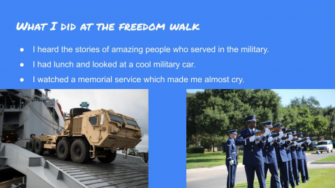 Freedom Walk Stories