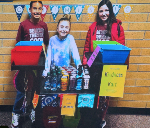 Maple Ridge Presents to School Board kindness Kids