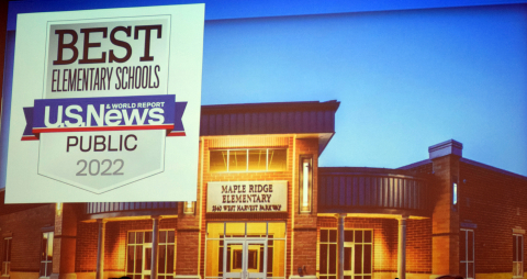 Maple Ridge Presents to School Board School Building