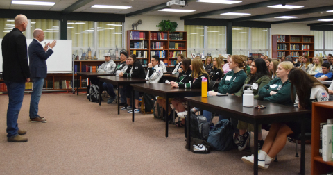 Governor Cox Visits Payson High School