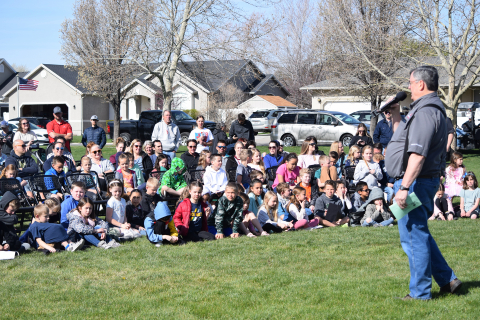 Arbor Day in Spanish Fork CIty with Canyon Second-Graders 