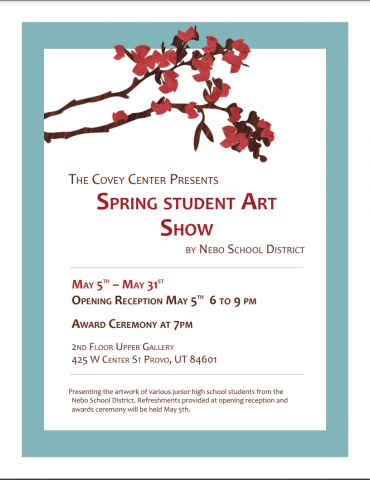 Nebo's Spring Student Art Show 2023