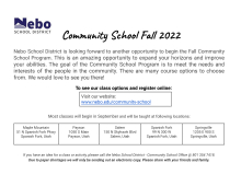 Community School Fall 2022