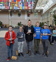 Springville Junior First Place Team at BYU MathCounts