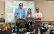 Jessica Tobler Honored with State Math Award